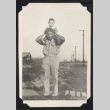 Man with a child on his shoulders (ddr-densho-542-768)