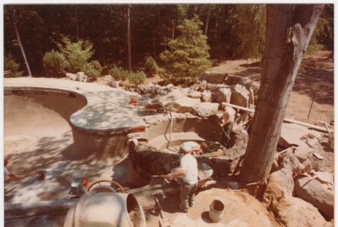 Pool under construction (ddr-densho-377-2520)