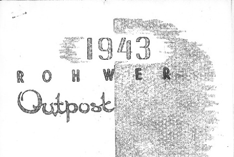 Rohwer Outpost Vol. II No. 1 (January 1, 1943) (ddr-densho-143-20)
