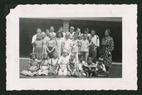 Children in group photo (ddr-densho-471-174)