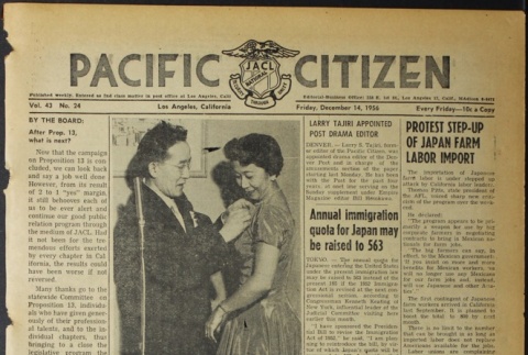 Pacific Citizen, Vol. 43, No. 24 (December 14, 1956) (ddr-pc-28-50)