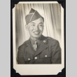 Portrait of a man in military uniform (ddr-densho-542-767)