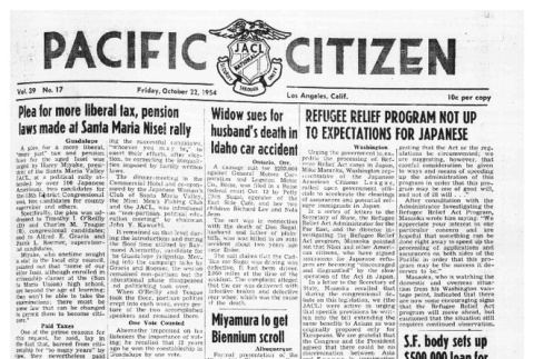 The Pacific Citizen, Vol. 39 No. 17 (October 22, 1954) (ddr-pc-26-43)