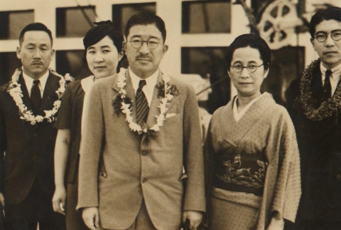 A man posing with his wife and others (ddr-njpa-4-97)
