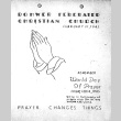 Rohwer Federated Christian Church bulletin (February 11, 1945) (ddr-densho-143-342)