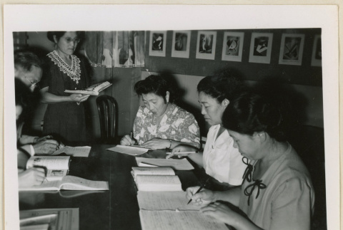 Mrs. Shimizu teaching (ddr-densho-37-975)