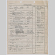 War Relocation Authority Individual Record for Wakako Domoto (ddr-densho-443-220)