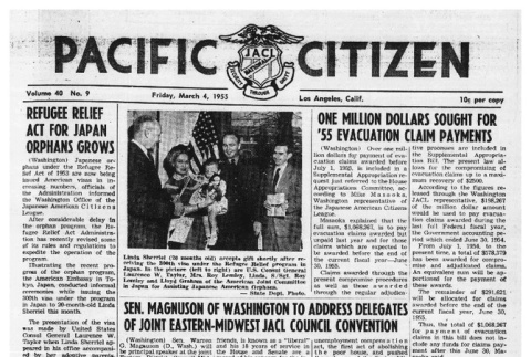 The Pacific Citizen, Vol. 40 No. 9 (March 4, 1955) (ddr-pc-27-9)