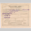 Bessie Matsuoka's passenger inspection card (ddr-densho-390-9)