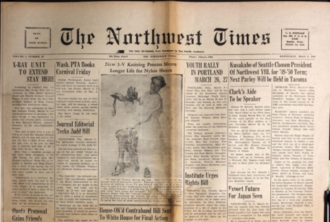 The Northwest Times Vol. 3 No. 20 (March 9, 1949) (ddr-densho-229-187)