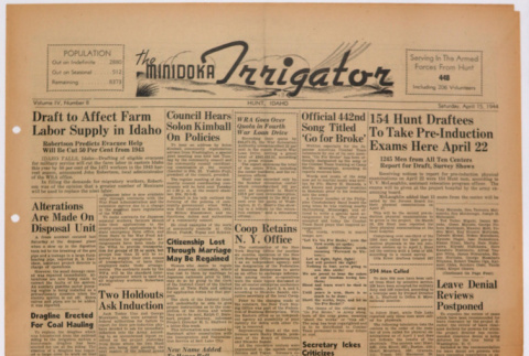 Minidoka Irrigator Vol. IV No. 8 (April 15, 1944) (ddr-densho-119-188)