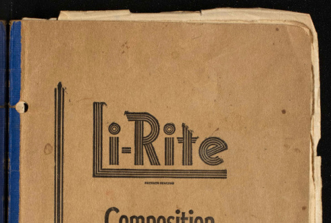Composition Book (ddr-densho-545-53)