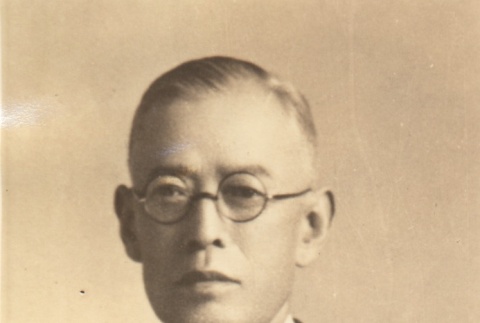 Portrait of Tadao Nonaga, a steelworks company executive (ddr-njpa-4-1520)