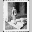 Woman standing on steps (ddr-densho-434-448)