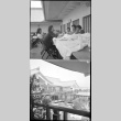 Overlapping exposures: group of women sitting at a table eating, Japanese Pavilion at Golden Gate International Exposition (ddr-densho-426-1638)