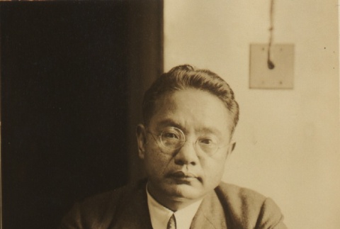 A man at his desk (ddr-njpa-4-2203)