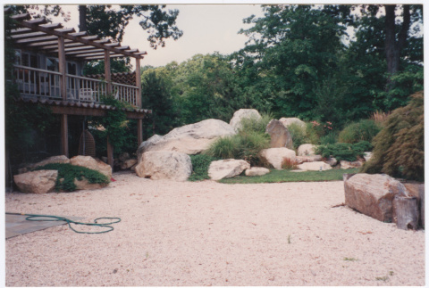 Completed landscaping and deck (ddr-densho-377-2686)