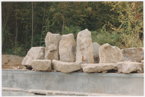 Rock feature under construction (ddr-densho-377-2389)