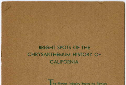 Bright Spots of the Chysanthemum History of California (ddr-densho-329-842)