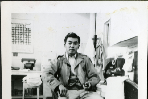 Manzanar Hospital unidentified man (ddr-densho-343-84)