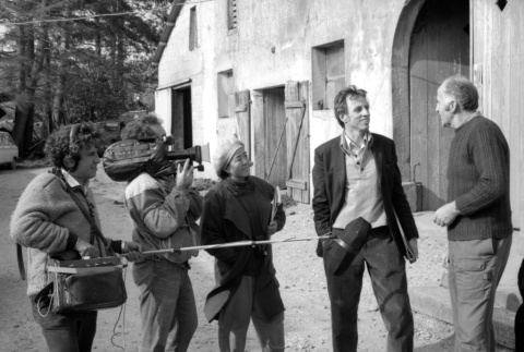 Two being filmed, Loni on left (ddr-densho-1007-571)