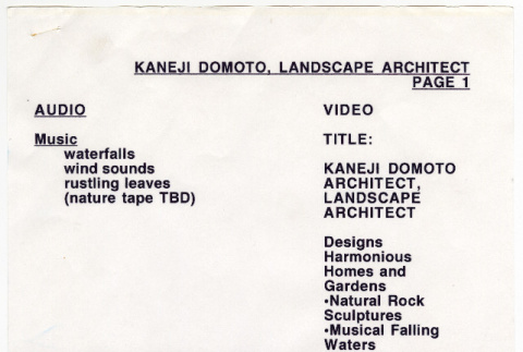Kaneji Domoto, Landscape Architect (ddr-densho-377-3075)