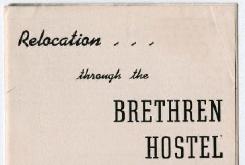 Relocation through the Brethren Hostel (ddr-densho-356-1005)