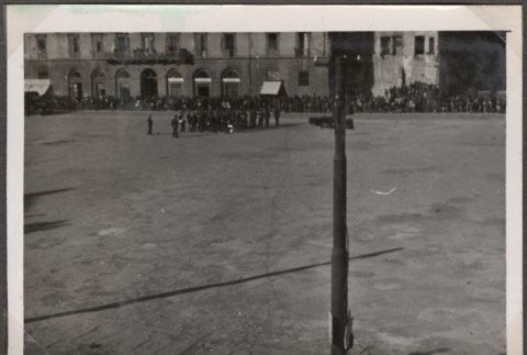 Men standing in square (ddr-densho-466-86)