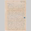 Letter from Alvin Uchiyama to Kathleen Koga Uchiyama (ddr-densho-406-46)