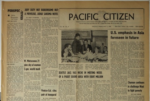 Pacific Citizen, Vol. 66, No. 5 (February 2, 1968) (ddr-pc-40-5)