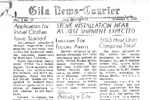 Gila News-Courier Vol. I No. 17 (November 7, 1942) (ddr-densho-141-17)