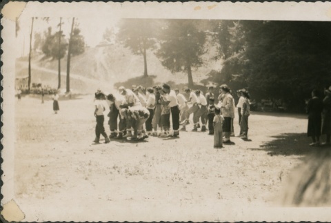 Games at a picnic (ddr-densho-321-278)