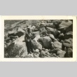 Woman standing on a rocky hillside (ddr-manz-7-128)