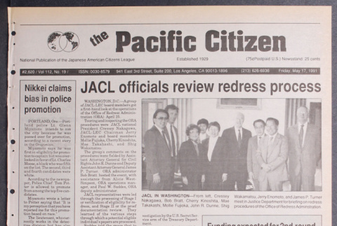 Pacific Citizen, Vol. 112, No. 19 [May 17, 1991] (ddr-pc-63-19)