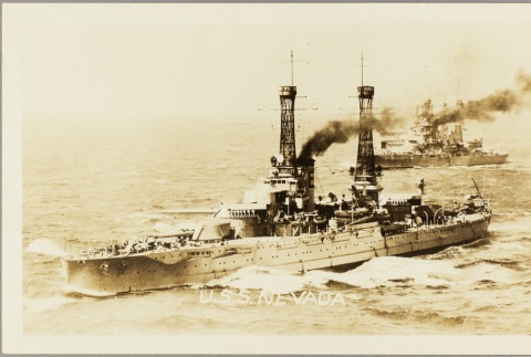 Photo of the USS Nevada (ddr-njpa-13-105)