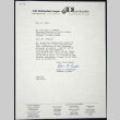Letter to William Yoshino from Debra Nesselson of the Anti-Defamation League of B'nai B'rith (ddr-chijacl-1-144)