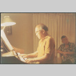 Chester Sakura Sr., playing organ (ddr-densho-523-578)