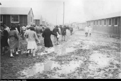Flooded conditions in camp (ddr-densho-167-37)