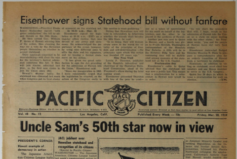 Pacific Citizen, Vol. 48, No. 12 (March 20, 1959) (ddr-pc-31-12)