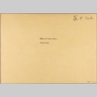 Envelope of Taeko Fujii photographs (ddr-njpa-5-1037)