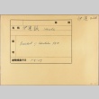 Envelope of Harold Date photographs (ddr-njpa-5-441)