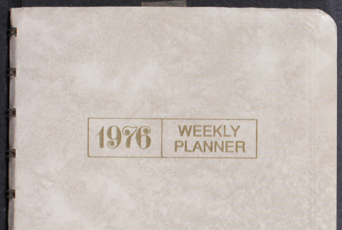 1976 weekly planner (ddr-densho-433-873)