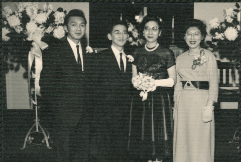 Saige Shiomi and Yaeko Koga Wedding (ddr-densho-522-721)