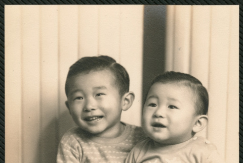 Portrait of two boys (ddr-densho-522-689)