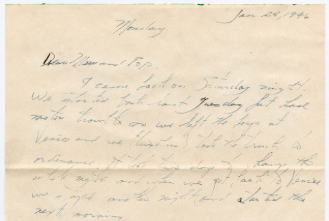 Letter from Tadashi Ishida to Mr. & Mrs. Y Ishida (ddr-densho-535-322)