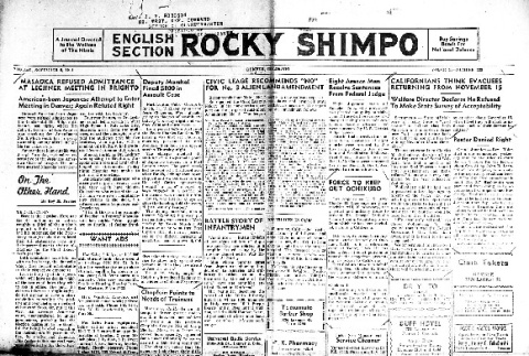 Rocky Shimpo Vol. 11, No. 133 (November 6, 1944) (ddr-densho-148-67)