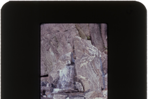 Waterfall at the Paredes project (ddr-densho-377-557)