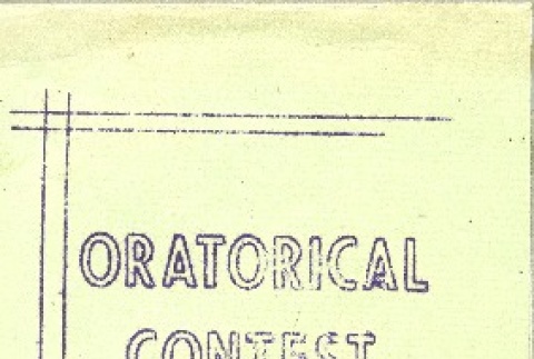Manzanar Y.B.A. Oratorical Contest program (ddr-manz-4-115)