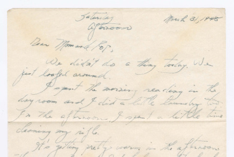 Letter from Tadashi Ishida to Mr. & Mrs. Y Ishida (ddr-densho-535-160)