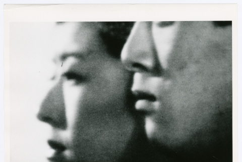 Closeup profile of two (ddr-densho-1007-389)